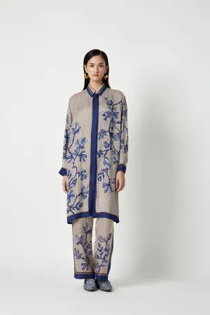 Summer Kurta Set Modal Satin Bangka Printed-Fashion Edit Java 3-9JV-123B-Payal Pratap