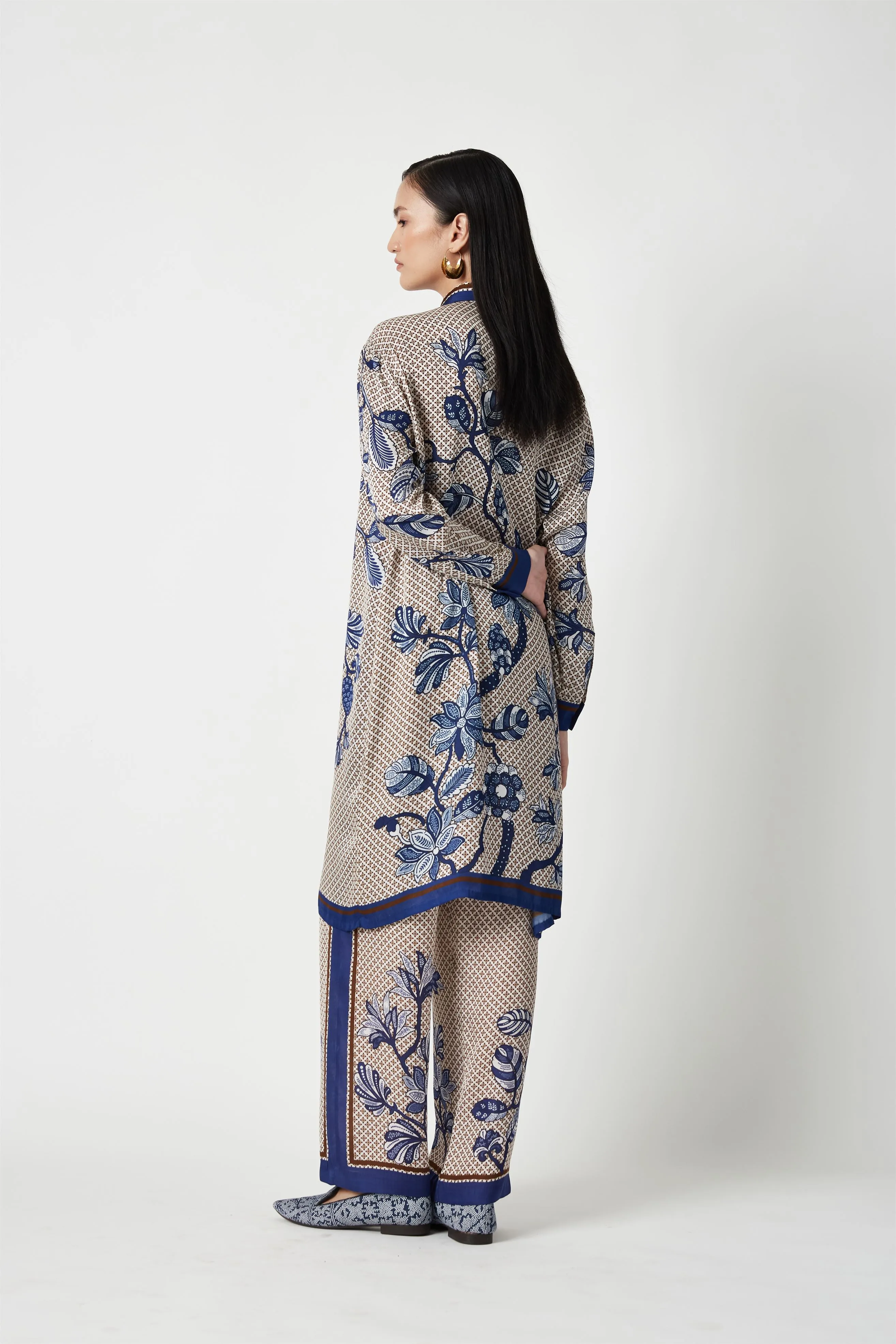 Summer Kurta Set Modal Satin Bangka Printed-Fashion Edit Java 3-9JV-123B-Payal Pratap