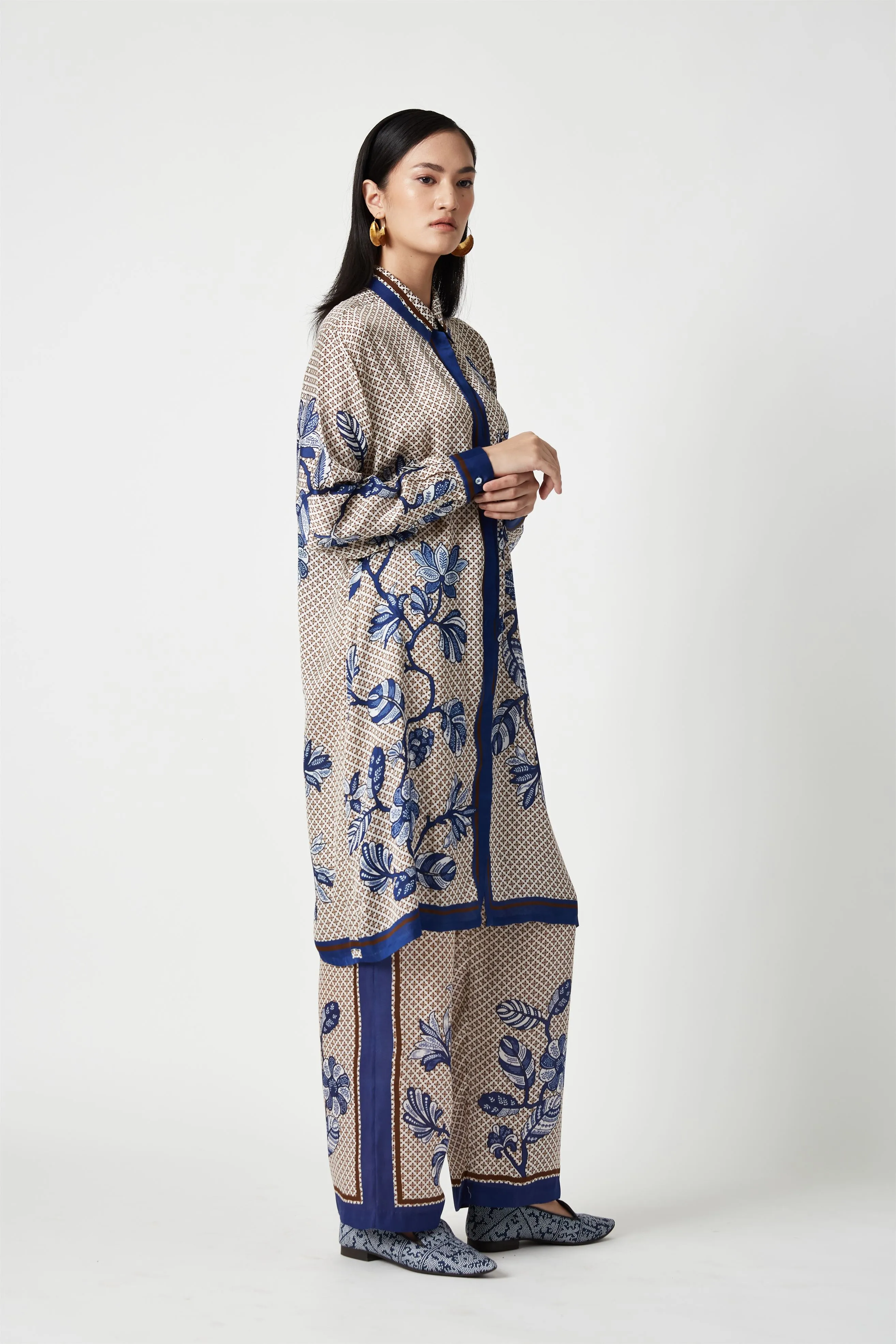 Summer Kurta Set Modal Satin Bangka Printed-Fashion Edit Java 3-9JV-123B-Payal Pratap