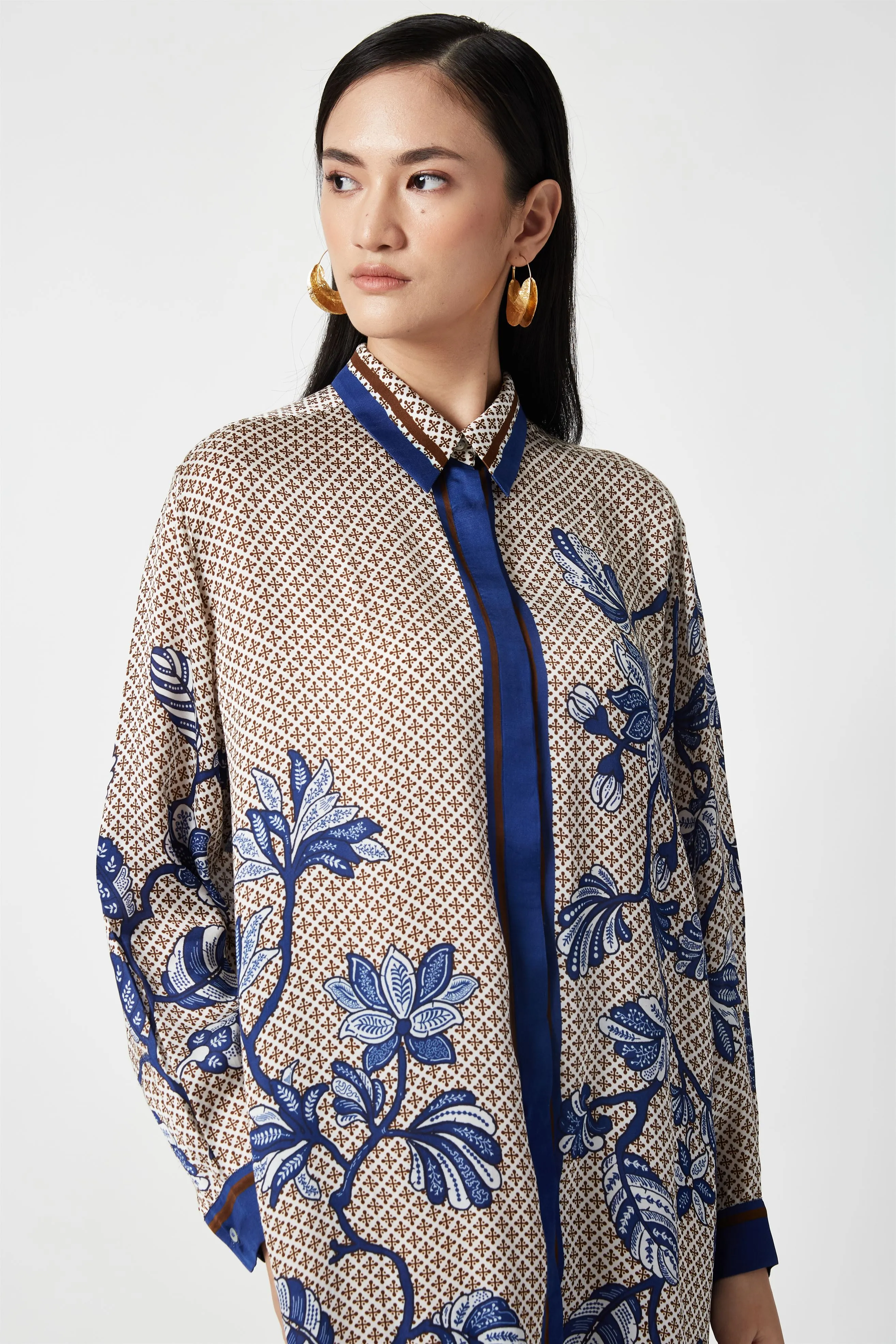 Summer Kurta Set Modal Satin Bangka Printed-Fashion Edit Java 3-9JV-123B-Payal Pratap