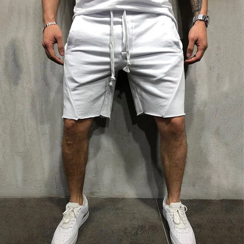 summer mens gym sports grey shorts