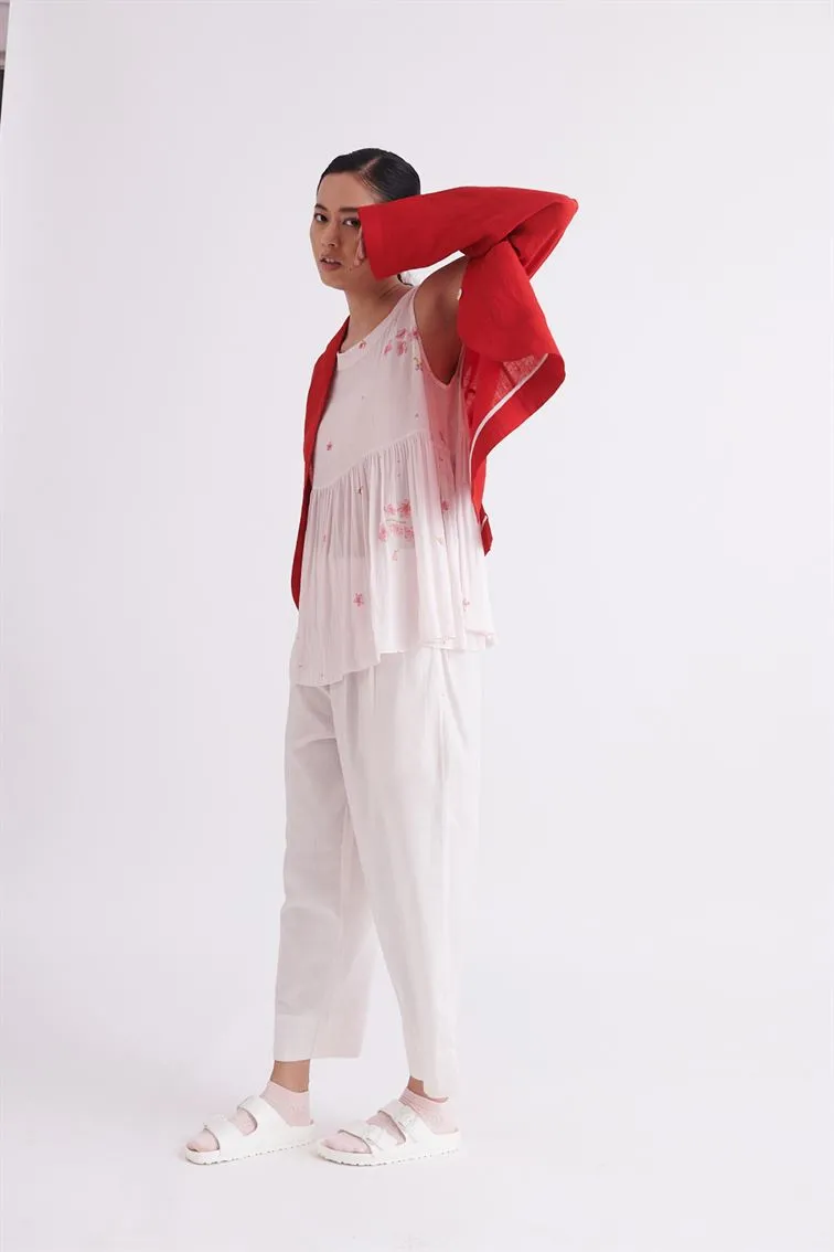 summer pant khadi cotton pink-SS2023-13-fashion edit-the plavate