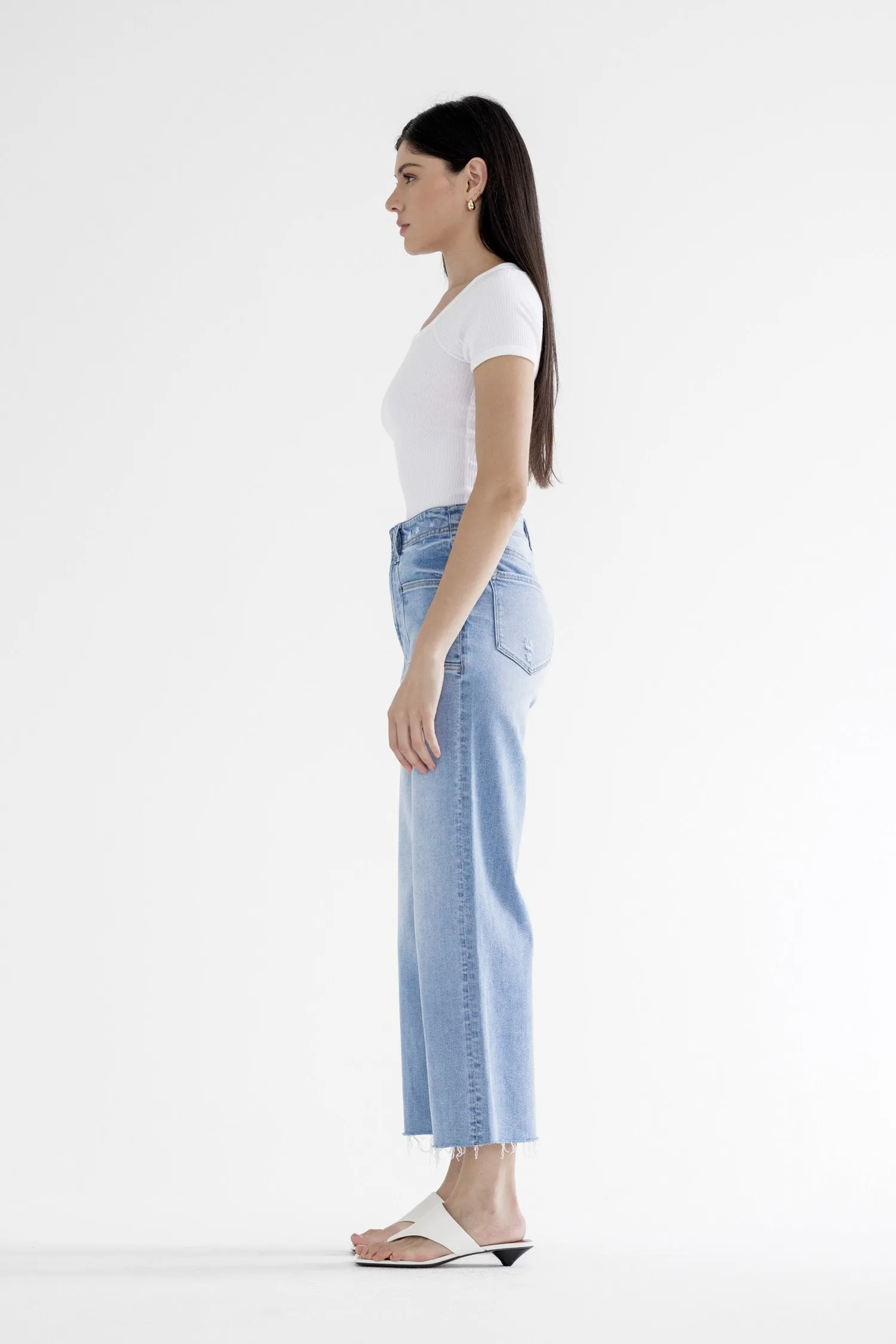 Super High Rise Wide Leg Pants