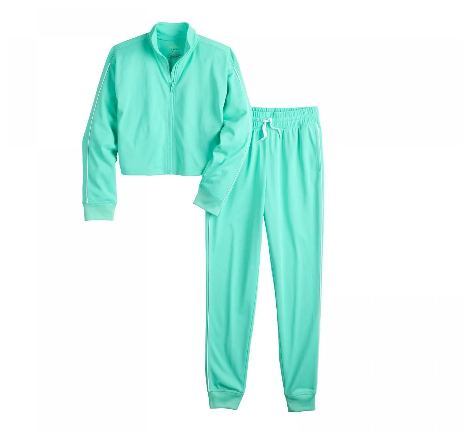 Tek Gear Girls 7-20 Active Tricot Track Pants Turquoise / Blue XXL (18/20)