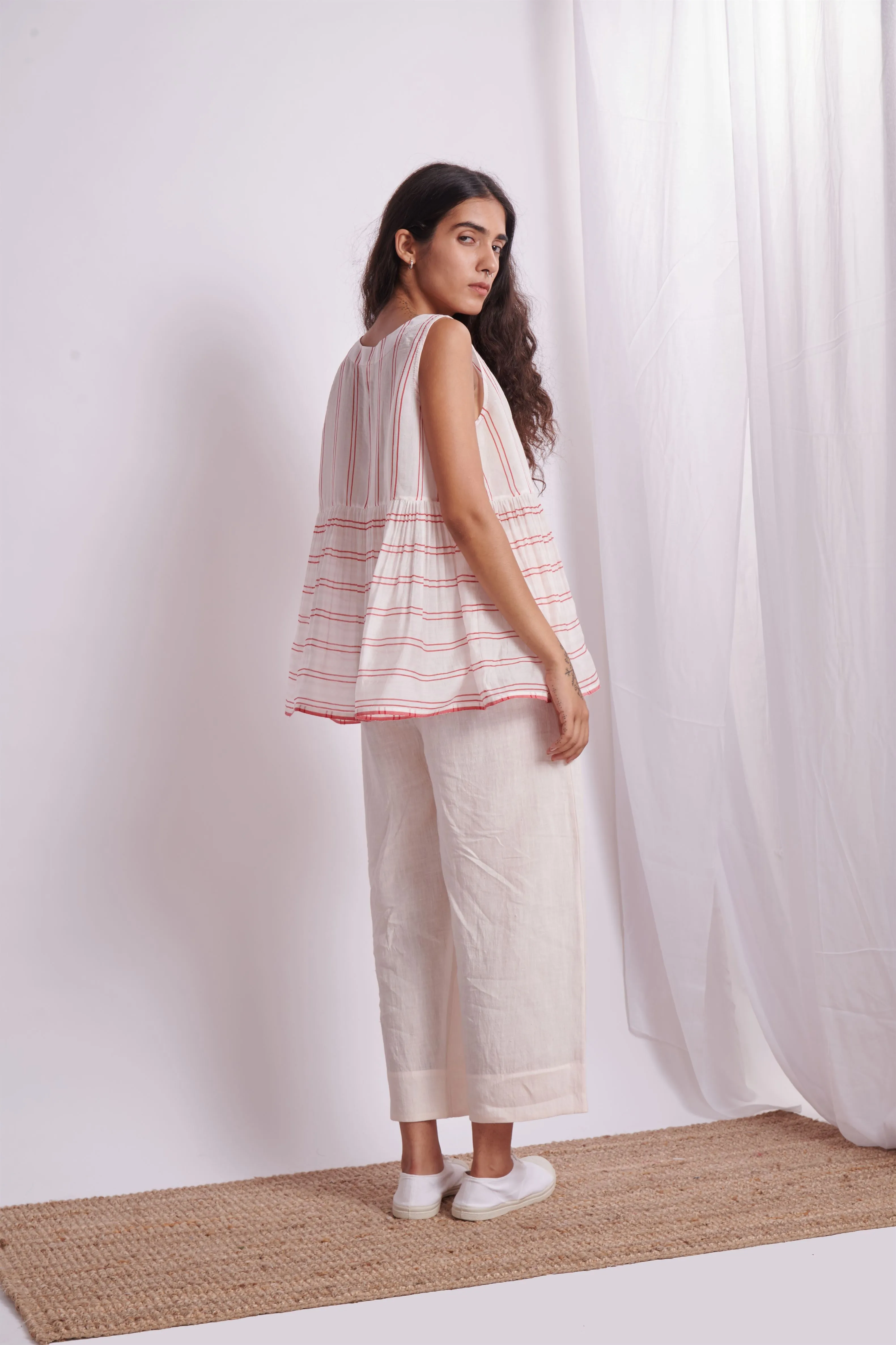 The Plavate I Kedry How do I look Co-ord Set Linen Pink Daily Collection AW22-14