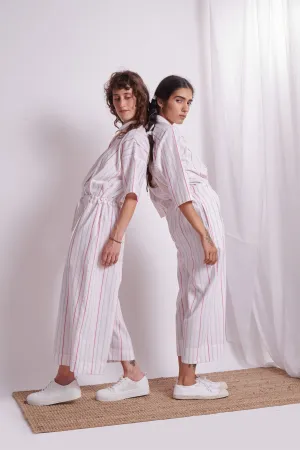 The Plavate I Nikolina Together forever Co-ord Set Cotton 4 Colour Stripes Daily Collection AW22-14