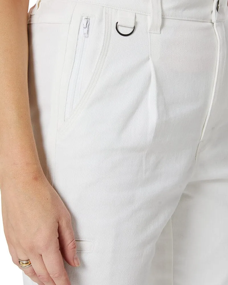 The Workz Womens Pant - White