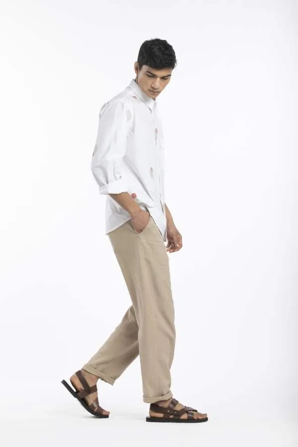 Three  I  Flap Pocket Shirt Poplin