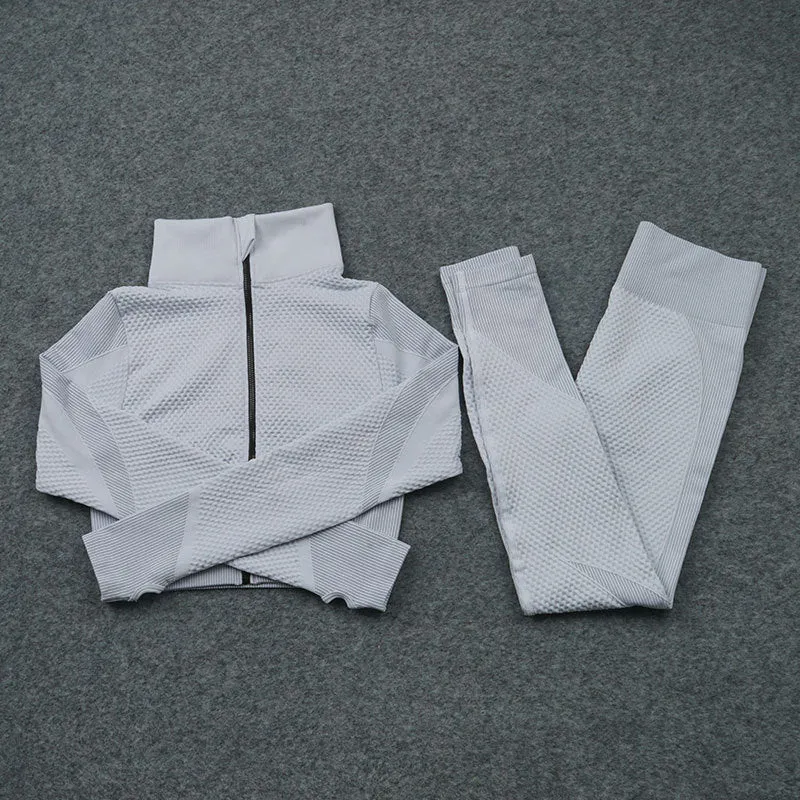 Three-Piece Stretch Sports Pants - Three-Piece Sports Yoga set