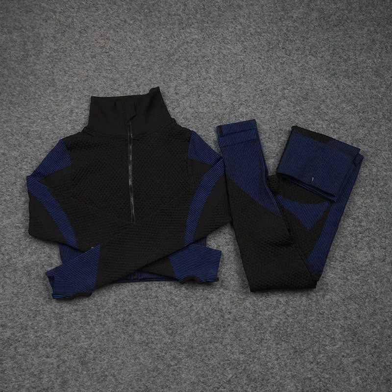 Three-Piece Stretch Sports Pants - Three-Piece Sports Yoga set