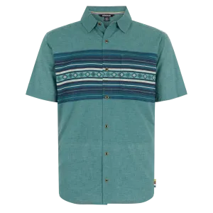 Tibet Stripe Short Sleeve Shirt - Hydra