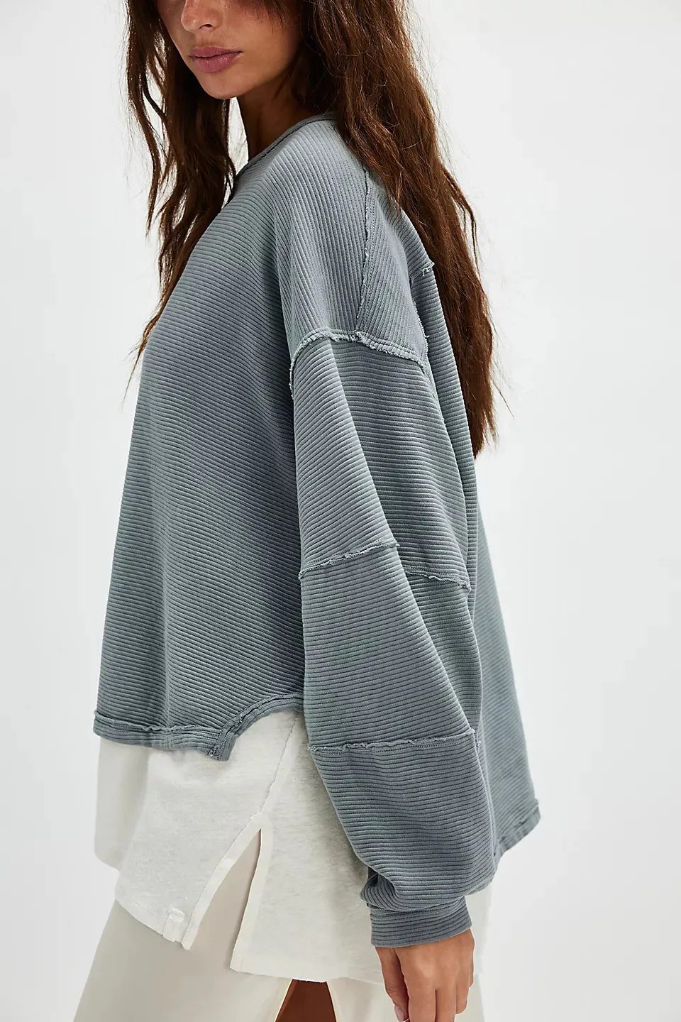 TOTAL ECLIPSE PULLOVER-COLD WINTER GREY