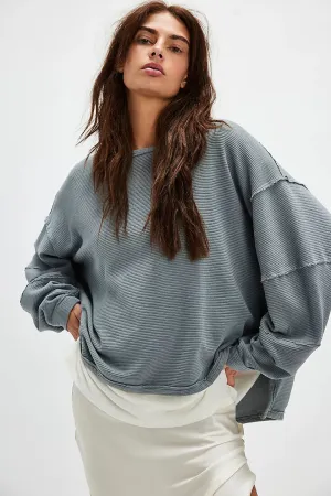 TOTAL ECLIPSE PULLOVER-COLD WINTER GREY