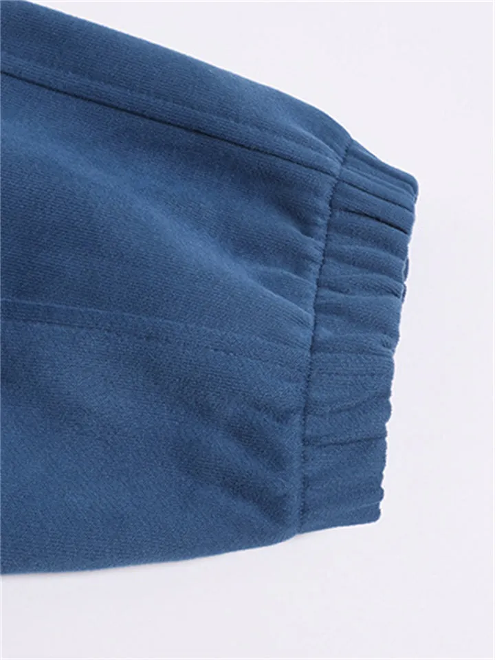 Trendy Extra Loose Multi-Pocket Drawstring Pants for Men