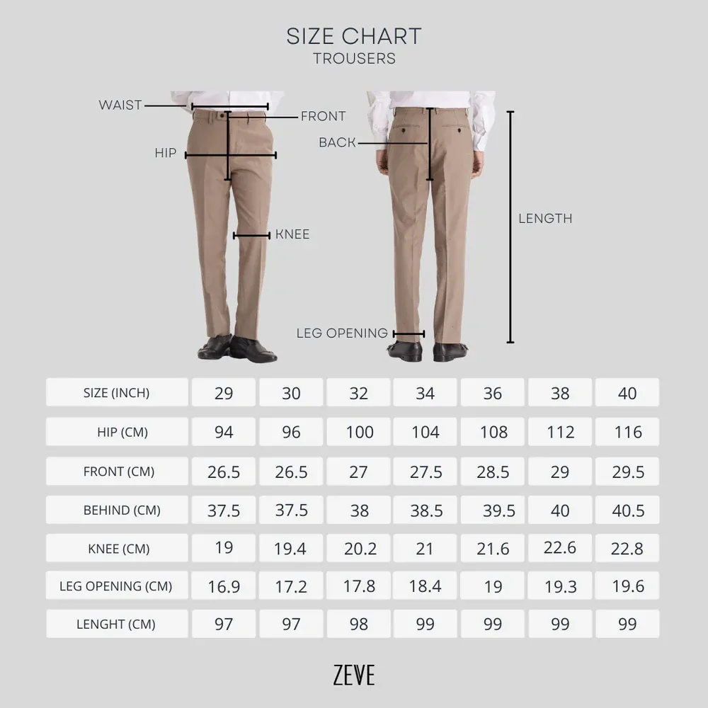 Trousers With Belt Loop -  Brown Pinstripes (Slim Straight)