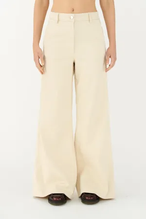 TRW-Ellen Pant Wash Crude - Ecru