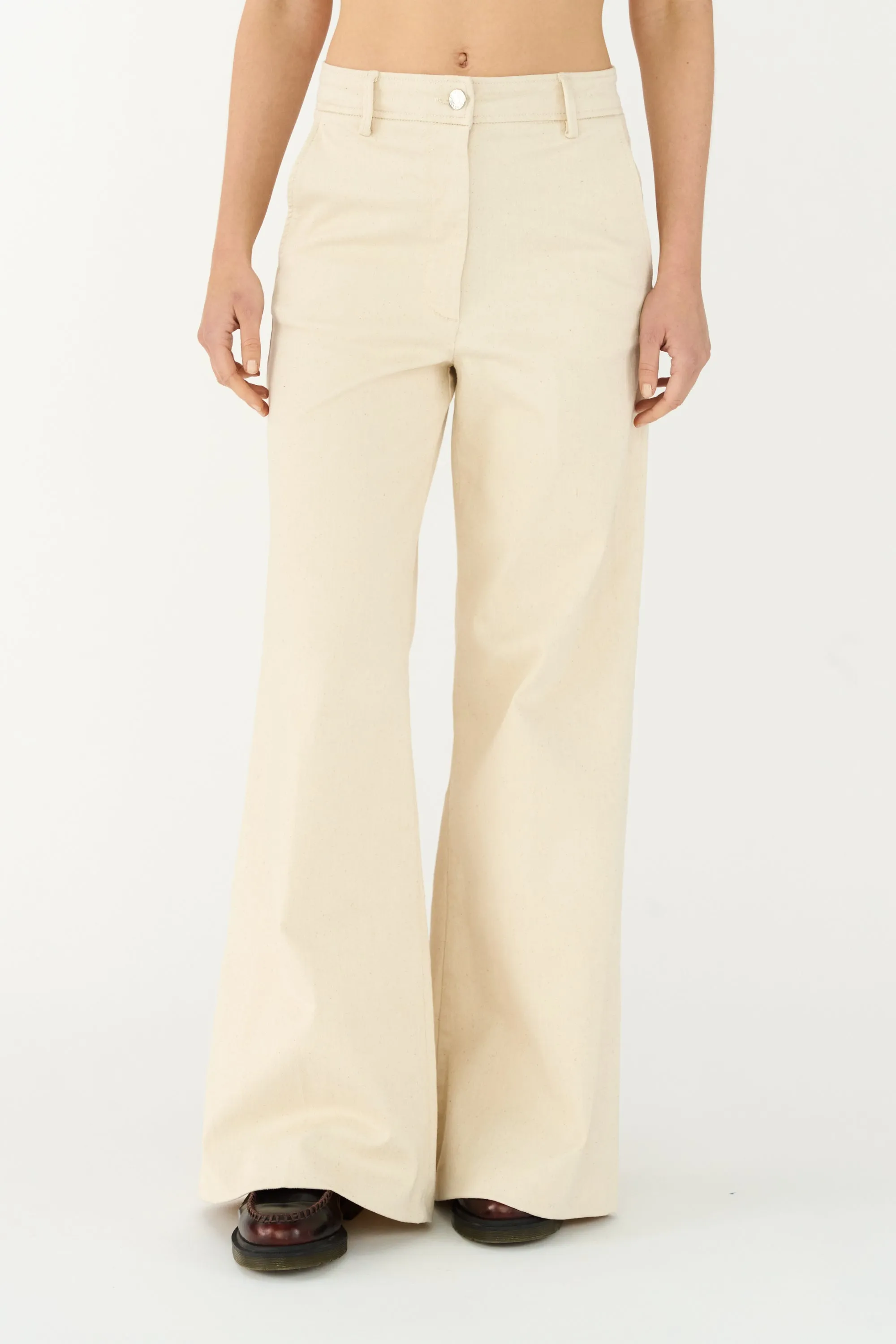 TRW-Ellen Pant Wash Crude - Ecru