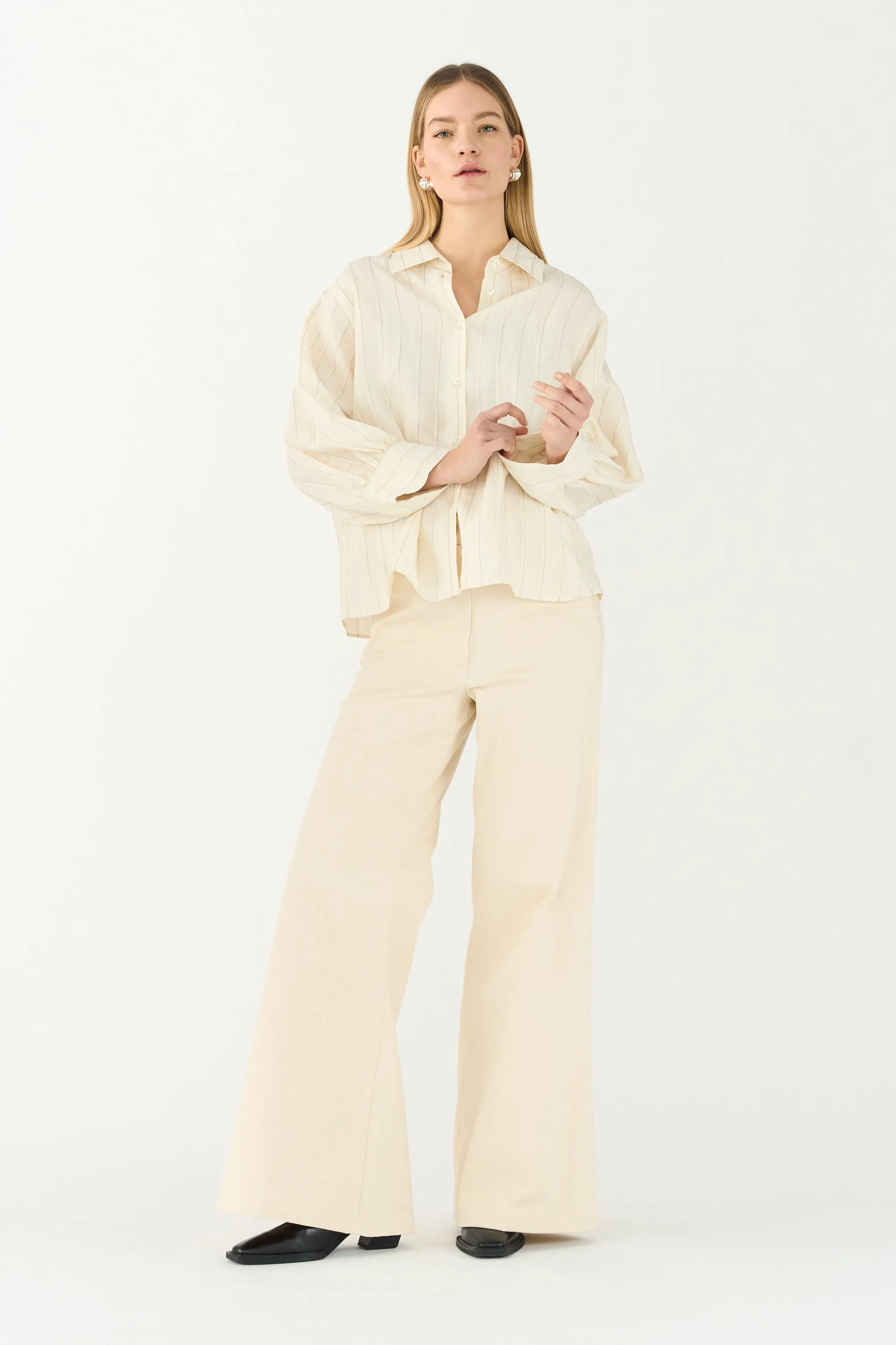 TRW-Ellen Pant Wash Crude - Ecru