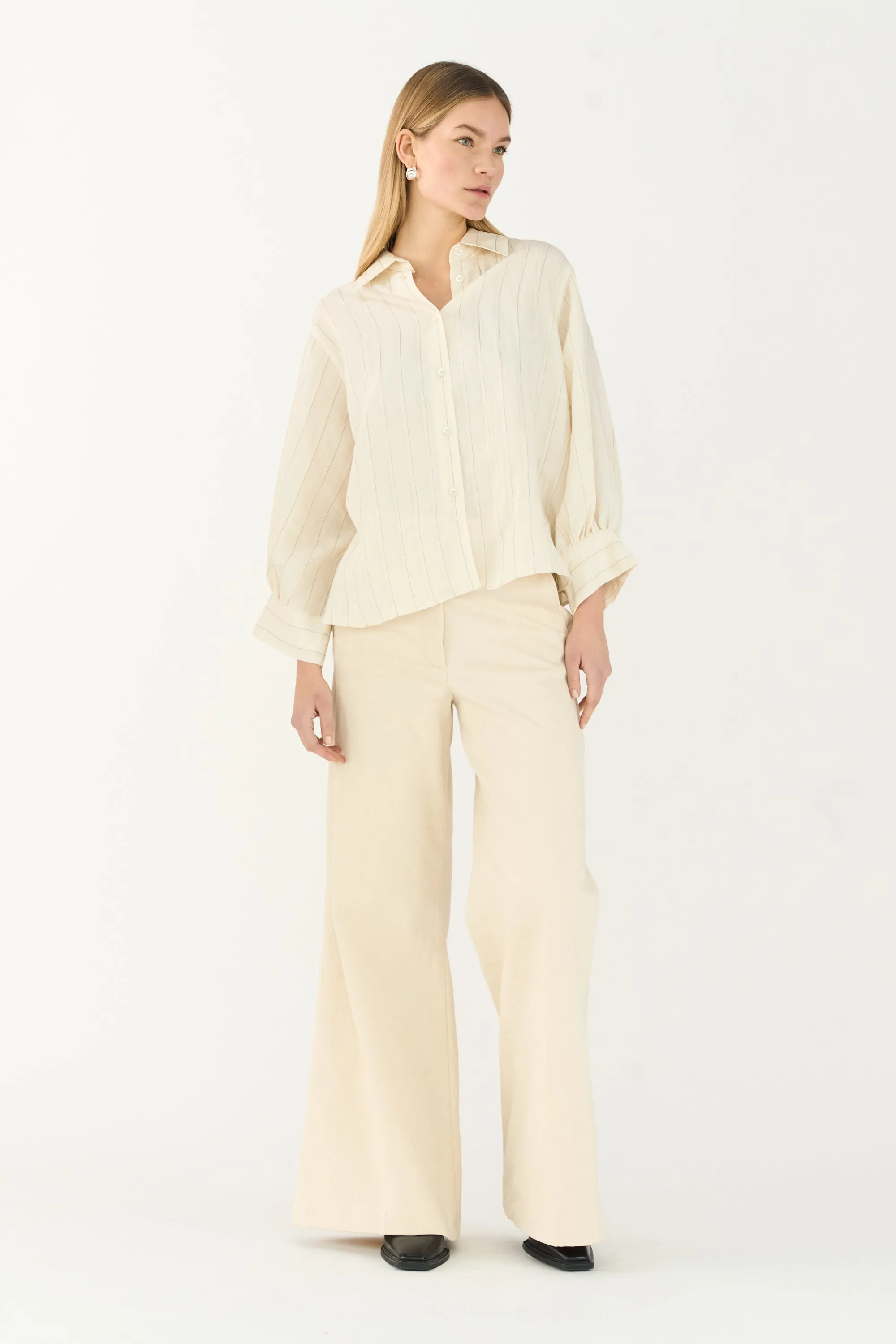 TRW-Ellen Pant Wash Crude - Ecru