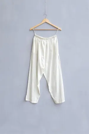 Urvashi Kaur   I   Kurume PANT KAI Hand Spun Cotton Silk Shell TESSELLATE- 07