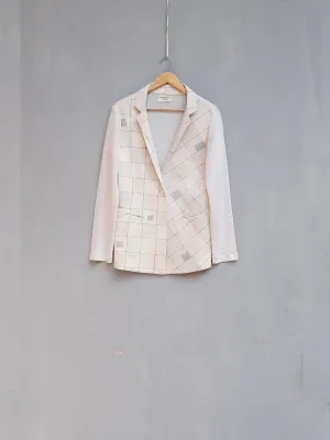 Urvashi Kaur   I  Lujiazui JACKET ESTELLA 100% handspun conventional cotton Shell TESSELLATE- 61