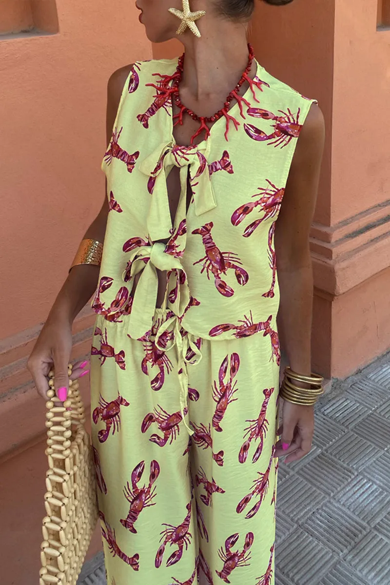 UT3089 Lobster Shirt and Pants Set