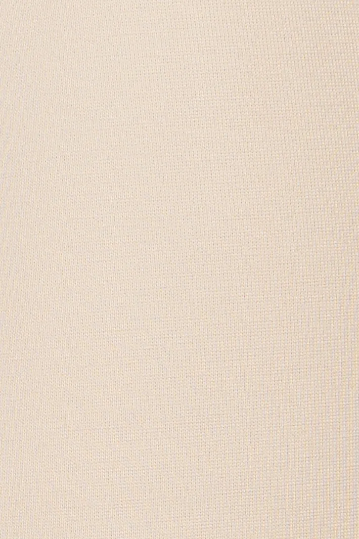 VINA HIGH WAISTED STRAIGHT LEG PANTS - Beige