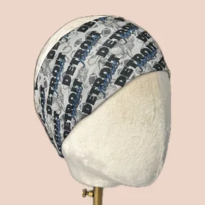 Vintage Detroit Football Stretch Headband
