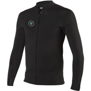 VISSLA 7 SEAS 2MM FRONT ZIP JACKET BLACK