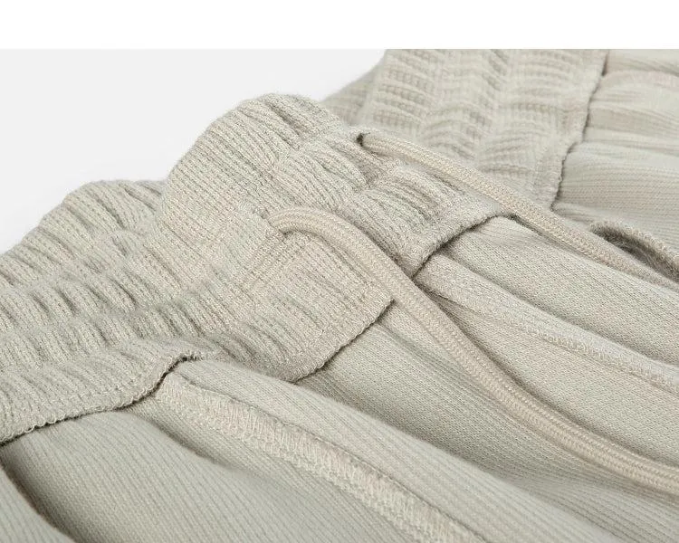 Waffle Sports Drawstring Pants