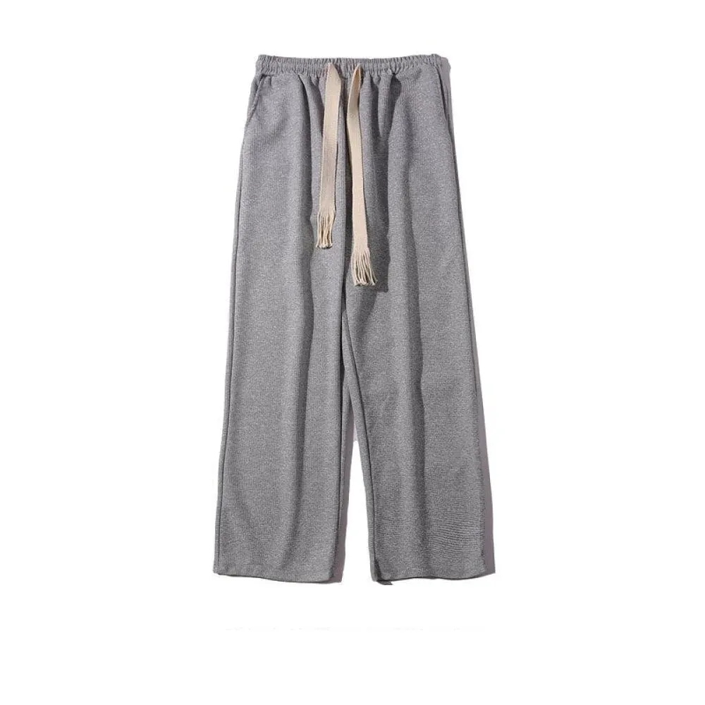 Waffle Straight Casual Pants