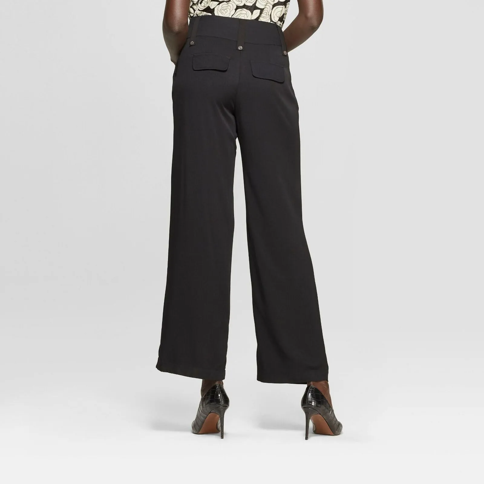 Who What Wear Women's Straight Leg Oversize Pocket Pants