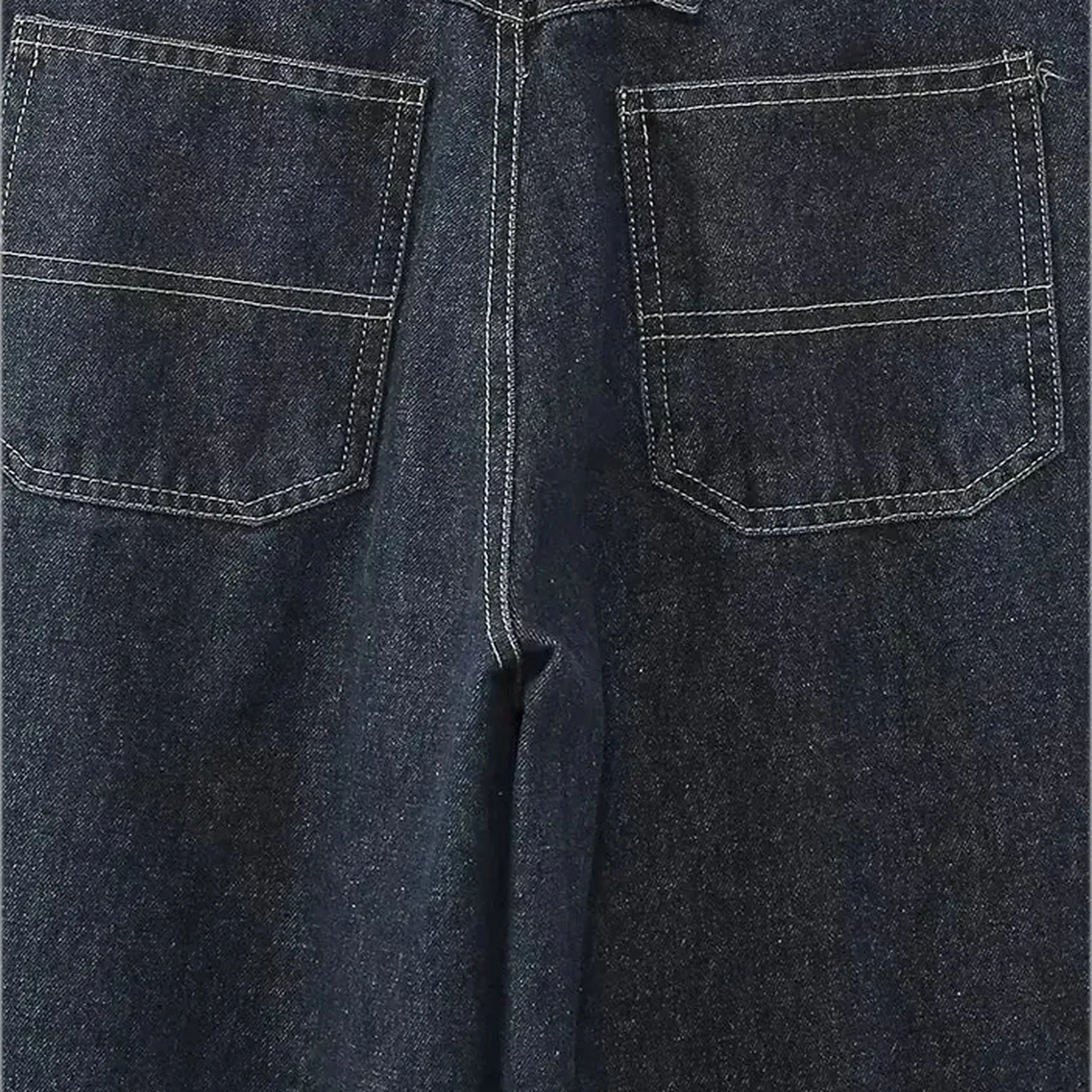 Wide fit casual raw stretchable women's jeans