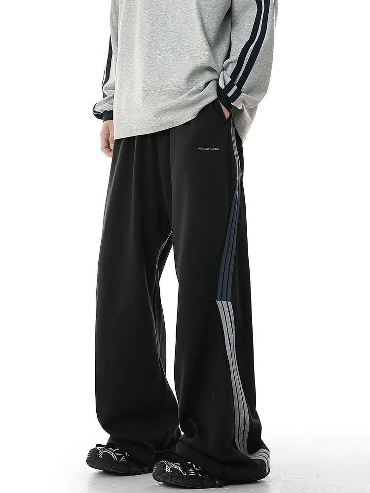 Wide-Leg Casual Sports Pants