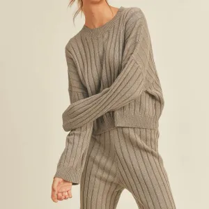 Wide Ribbed Sweater