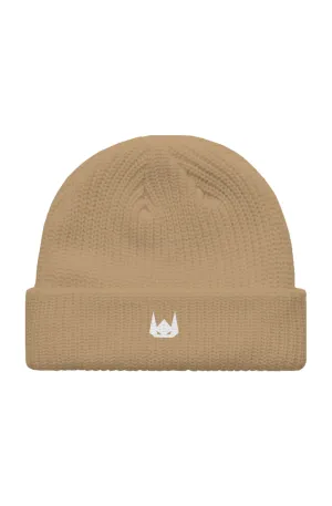 WOLFPACK UNLTD PREMIUM FISHERMAN BEANIE | TAN