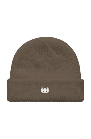 WOLFPACK UNLTD PREMIUM FISHERMAN BEANIE | WALNUT BROWN