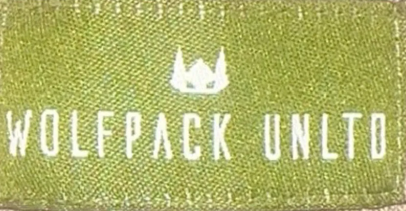 WOLFPACK UNLTD "THE HOODED ARMOR" HEAVYWEIGHT EMBROIDERED HOODIE | ECRU BEIGE