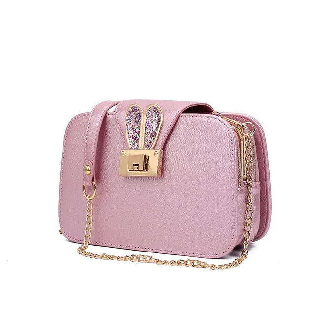 Women Shoulder Bag Chain Strap Flap Designer  Clutch Bag Ladies Messenger Bags With Metal Buckle