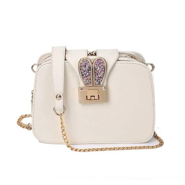Women Shoulder Bag Chain Strap Flap Designer  Clutch Bag Ladies Messenger Bags With Metal Buckle