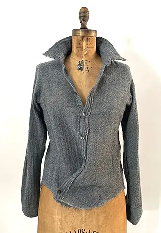 WOOL GAUZE BOY SHIRT