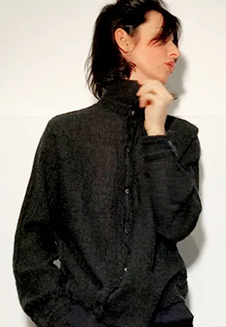 WOOL GAUZE BOY SHIRT