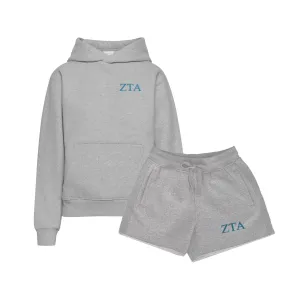 Zeta Tau Alpha Fave Fit Hoodie & Shorts Set