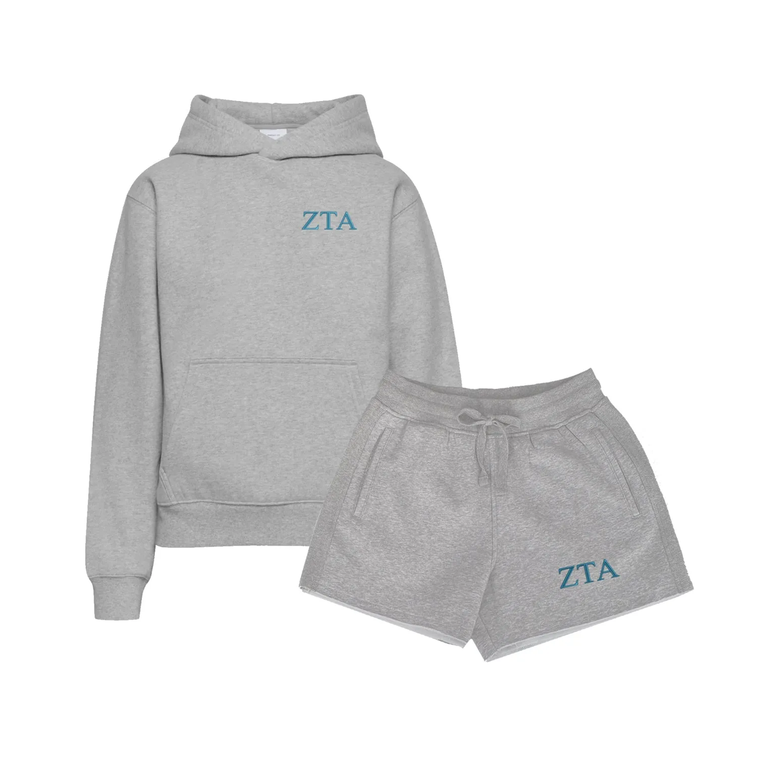 Zeta Tau Alpha Fave Fit Hoodie & Shorts Set